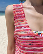 Rainbow Knit Cover-Up