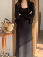 Mulia Cardigan Dress Set