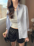 Over Striped Shirt