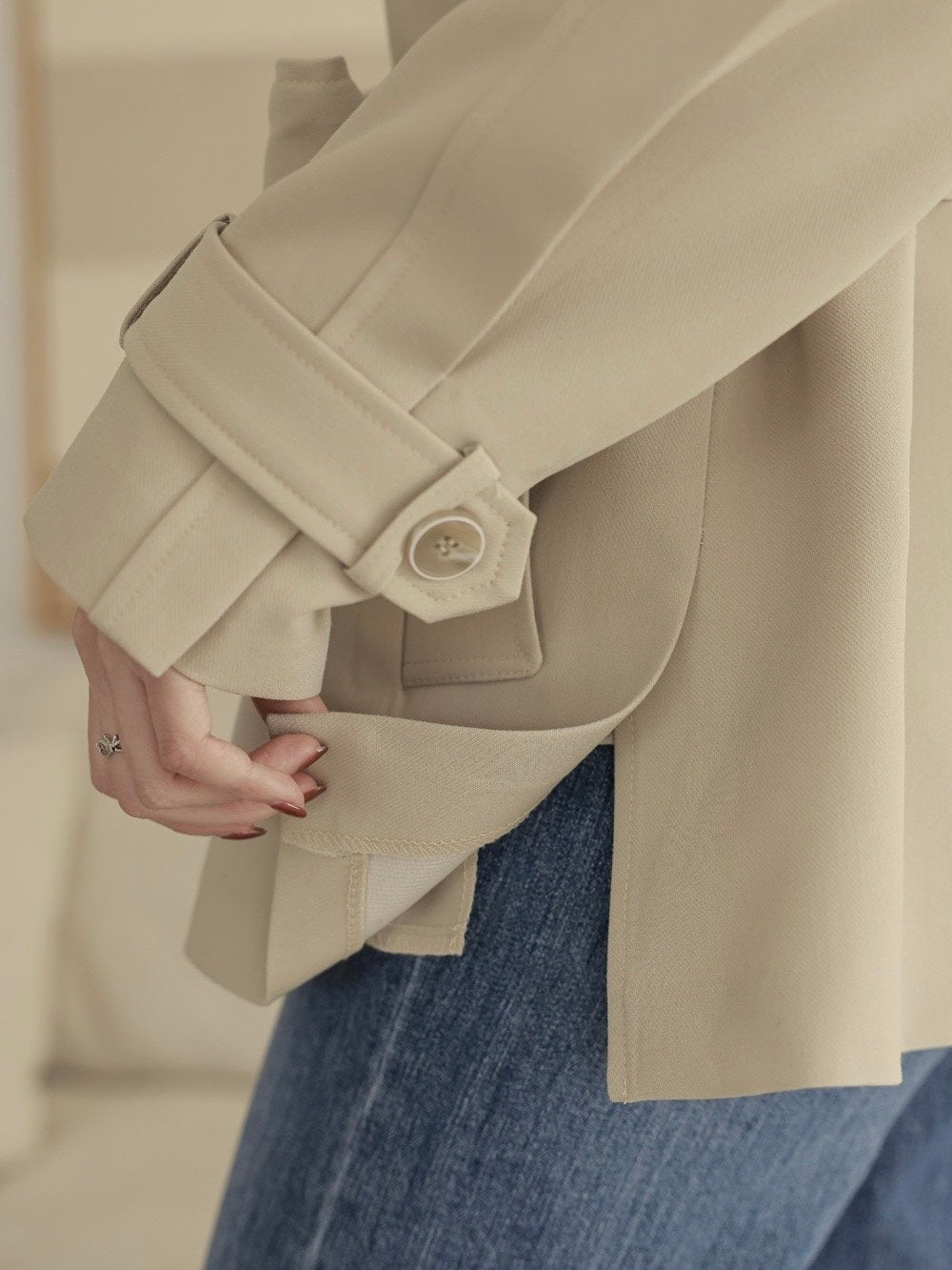 Lyn Half Trench Coat