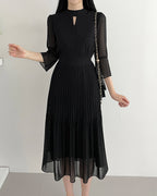 [ Pre-order ] Chiffon Pleats Dress