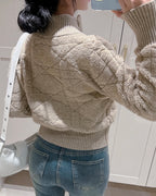 Link Knit Zip-Up
