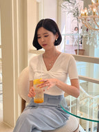 Twist Short Sleeves Knit