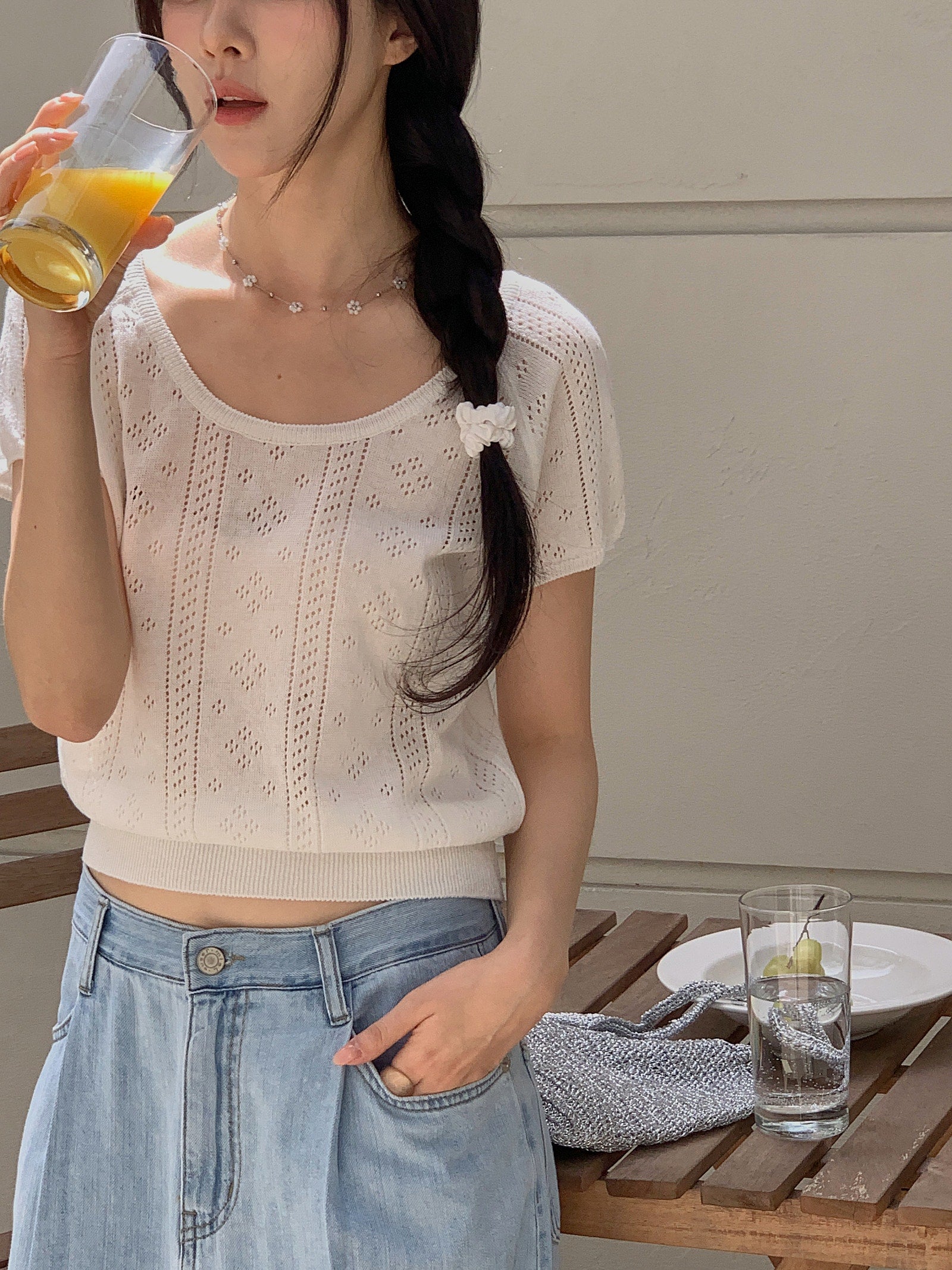 Soda Scoop-Neck Knit