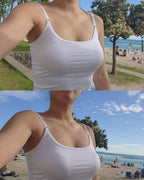 4cm Water Gel Padded Cool Sleeveless