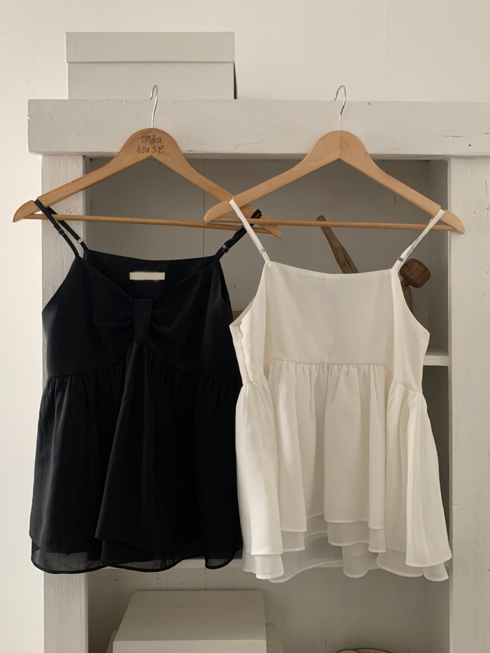 Ribbon Flare Cami Blouse