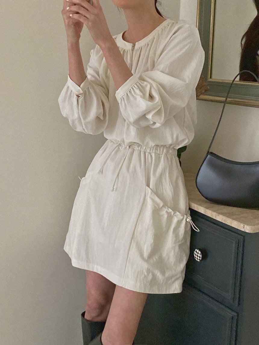 [ Pre-order ] Mine Cargo String Dress