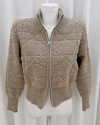 Link Knit Zip-Up