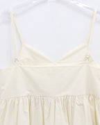 Shirring Adjustable Strap Blouse