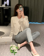 Lumiere Silver Button Jacket