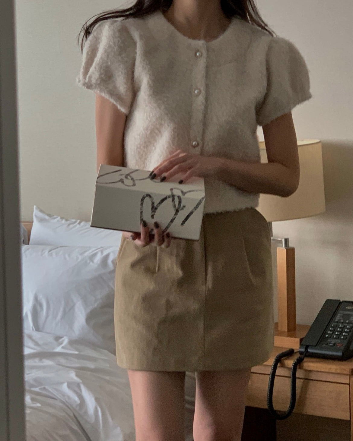 Snow Fur Blouse