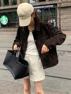 Brick Suede Jacket