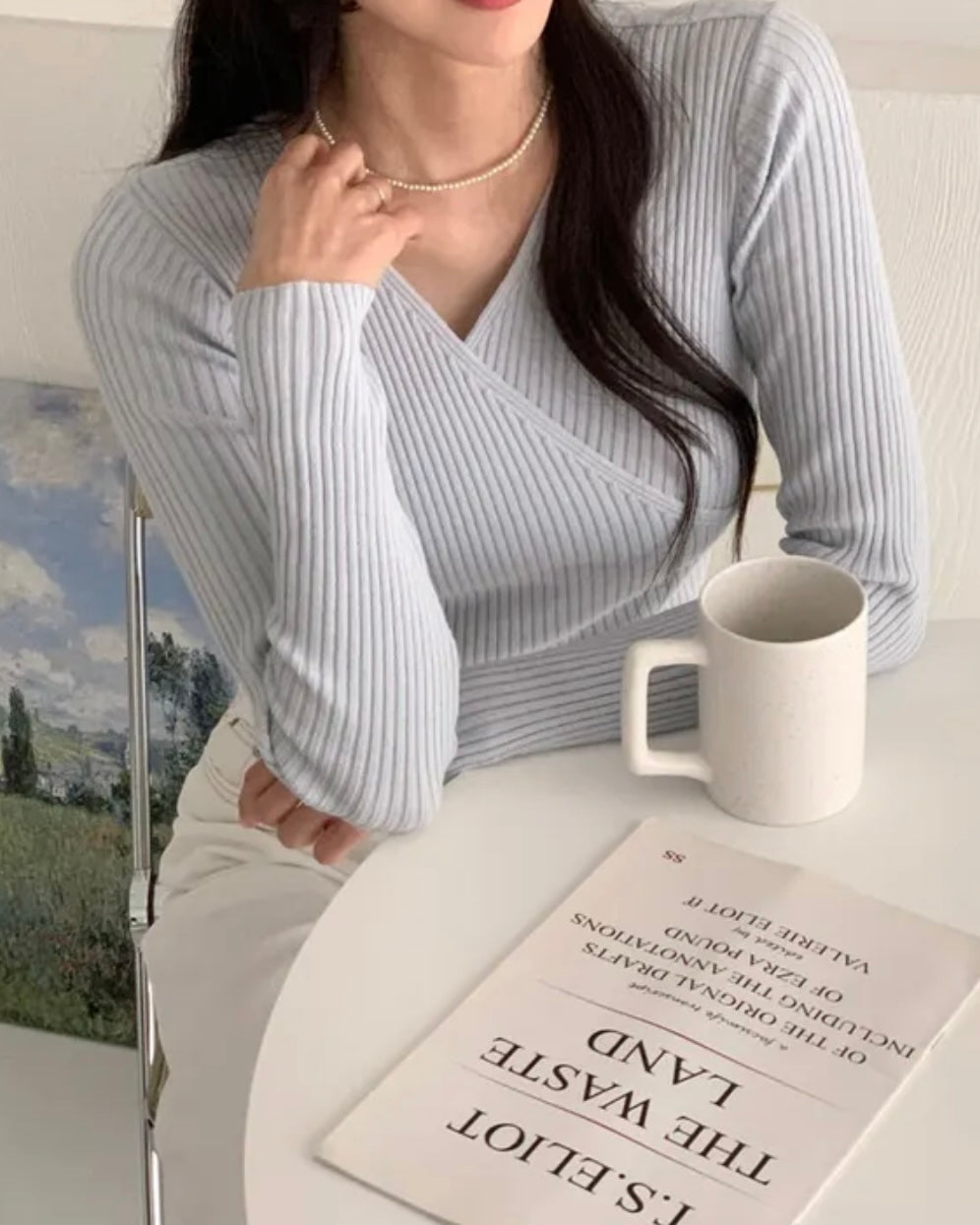 Reverie Wrap Knit Top
