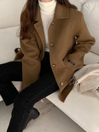 [ Pre-order ] Panna Half Wool Coat