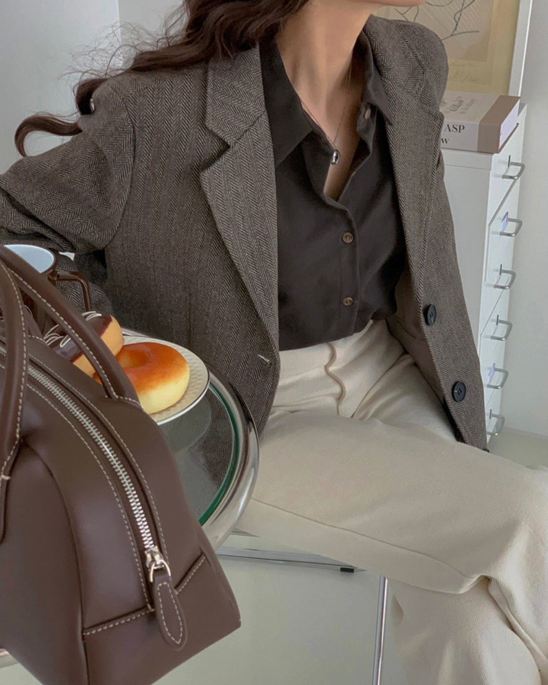 Billy Herringbone Wool Jacket