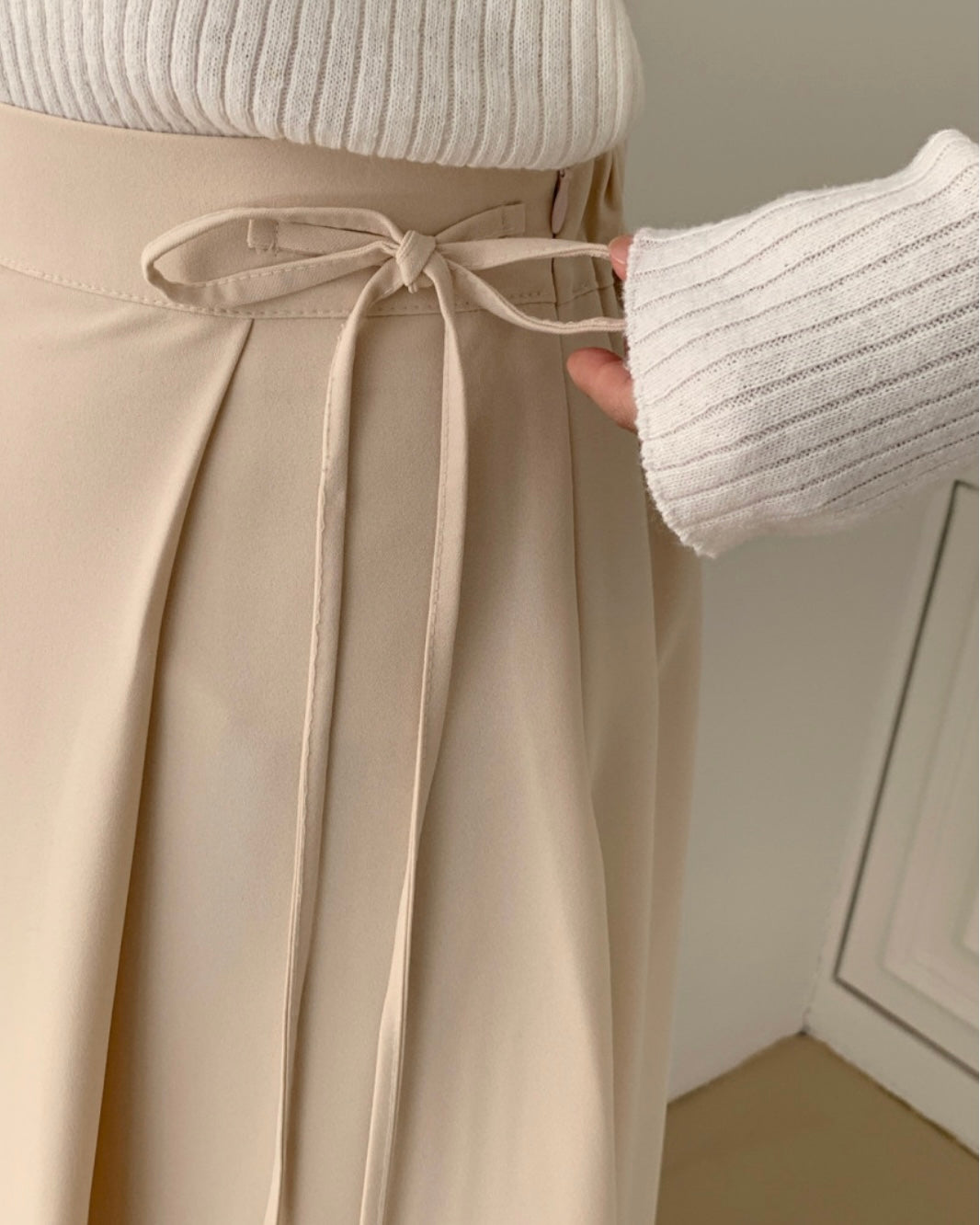 Mimi Ribbon Banding Skirt
