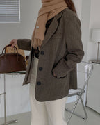 Billy Herringbone Wool Jacket