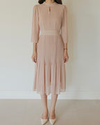 [ Pre-order ] Chiffon Pleats Dress