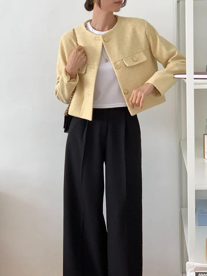 Macaroon Tweed Jacket