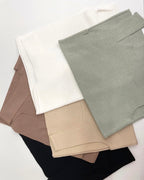 Square-Neck Knit Sleeveless