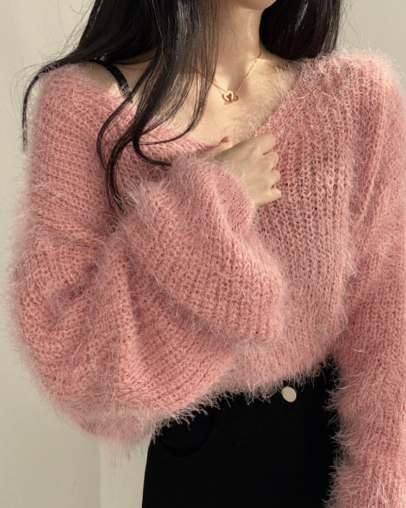Eva V-Neck Knit Top