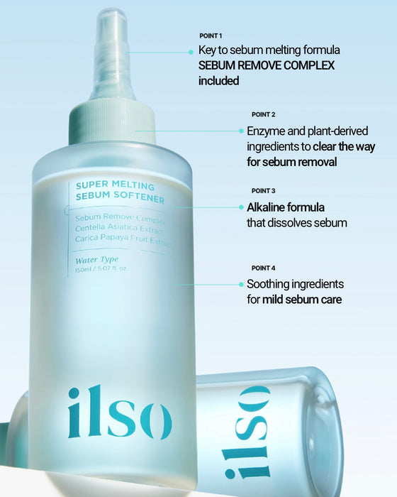 [ ilso ] Super Melting Sebum Softener 150mL + Cotton Pad 40P