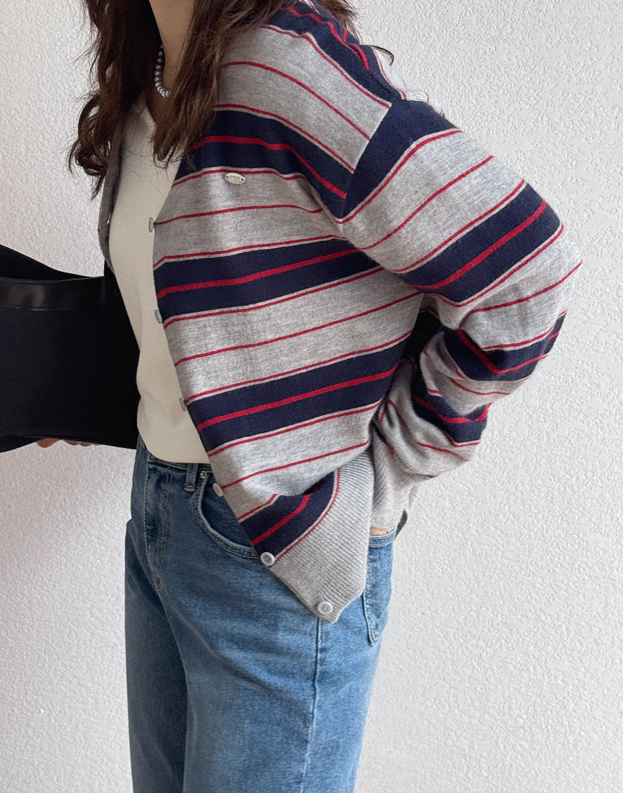 Jaime Striped Cardigan