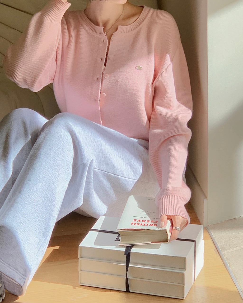 Daily Metal Charm Cardigan