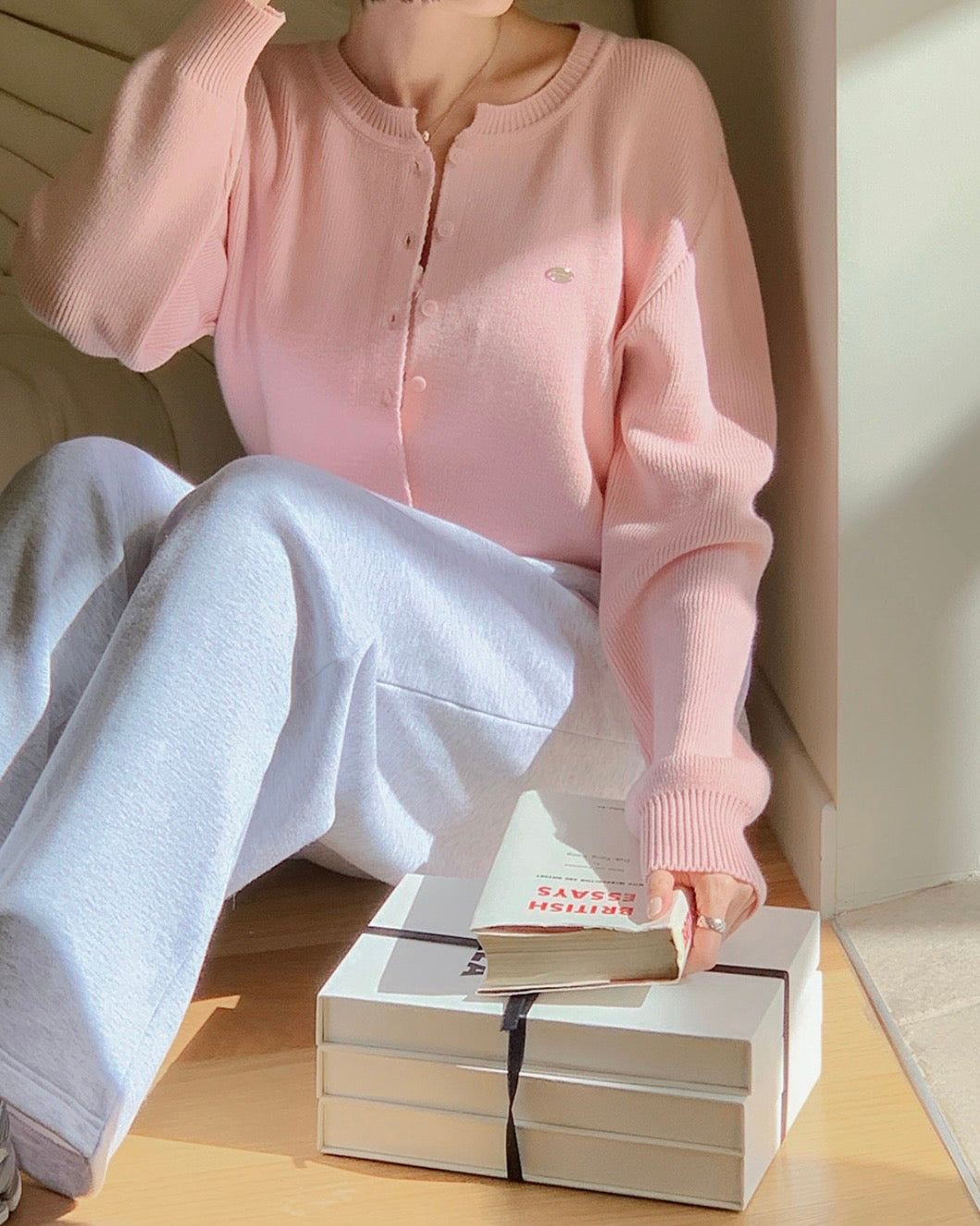 Daily Metal Charm Cardigan