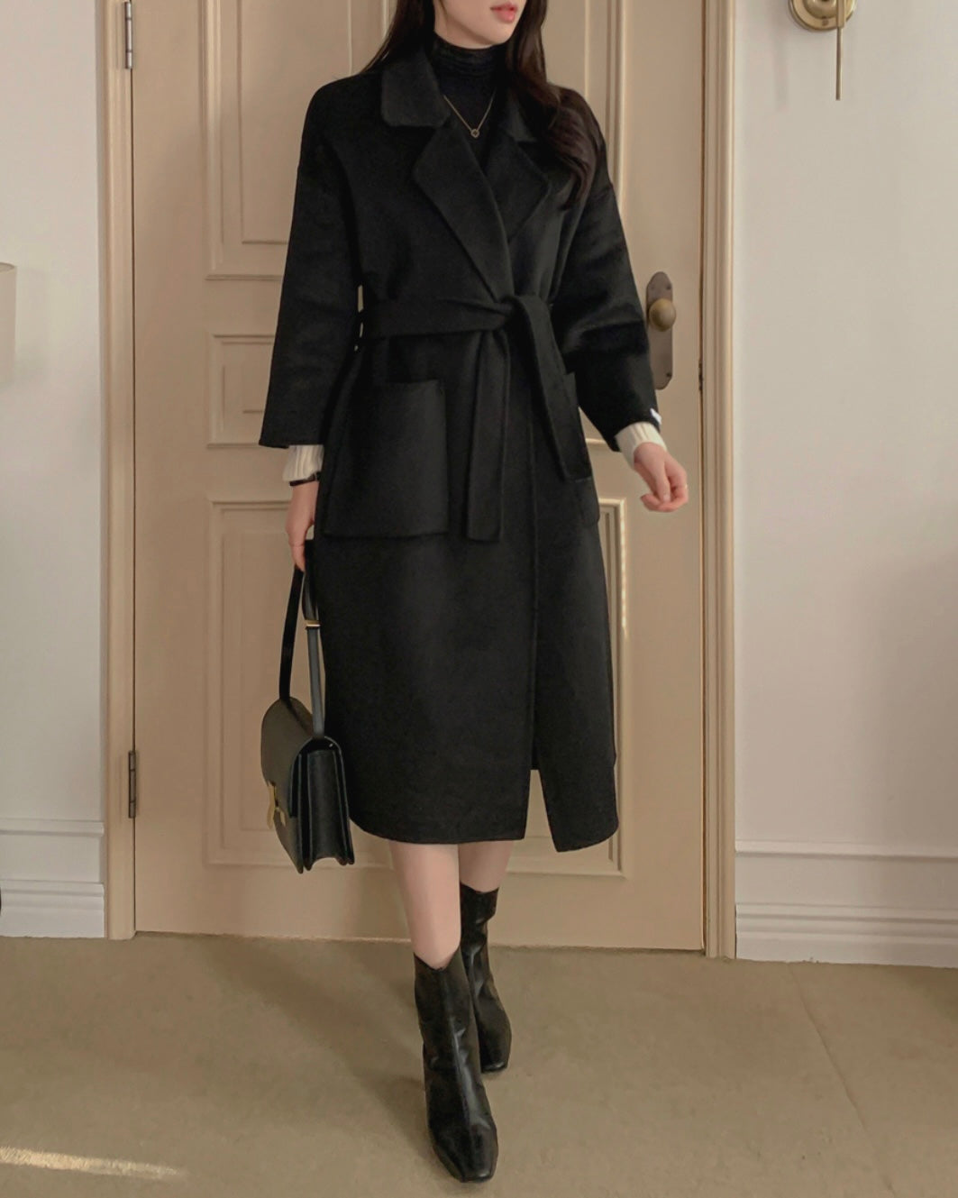 Chelsea Classic Wool Coat - 100% Wool