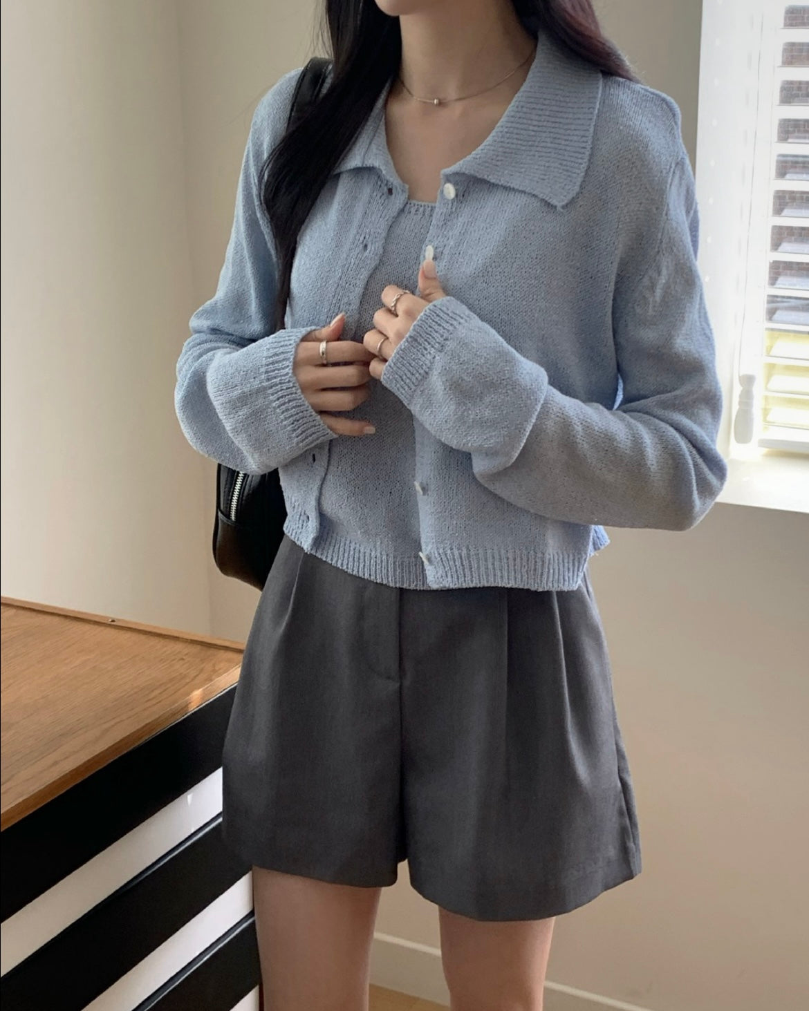 Biela Cardigan Set