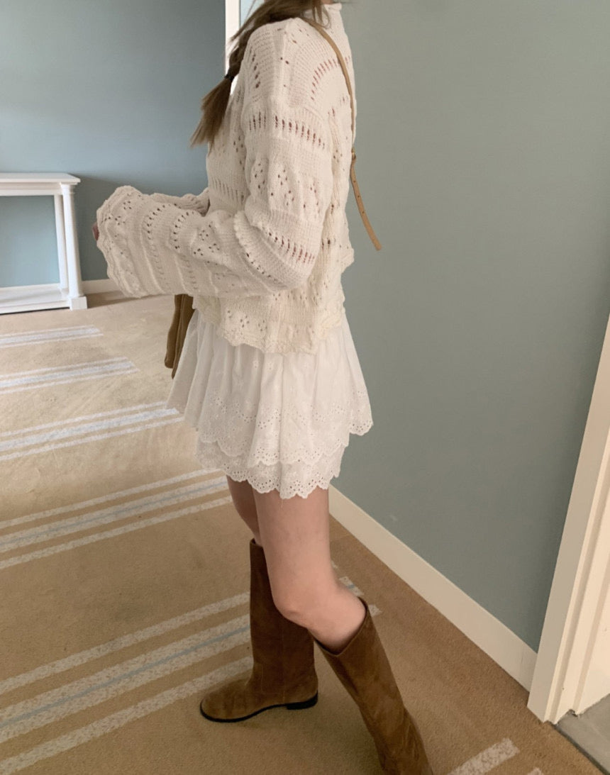 Delicate Cotton Crochet Knit