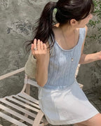 Lychee Knitted Sleeveless