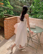 Pleats Sleeveless Dress