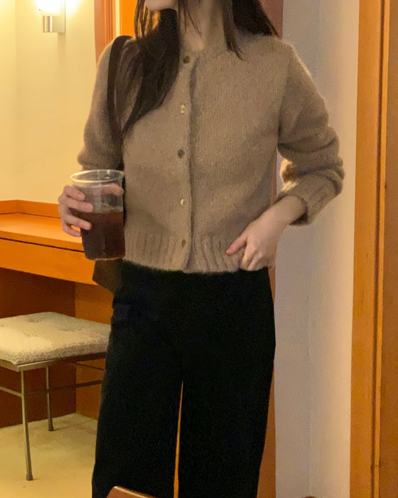 Mui Alpaca Cardigan - 88% Alpaca