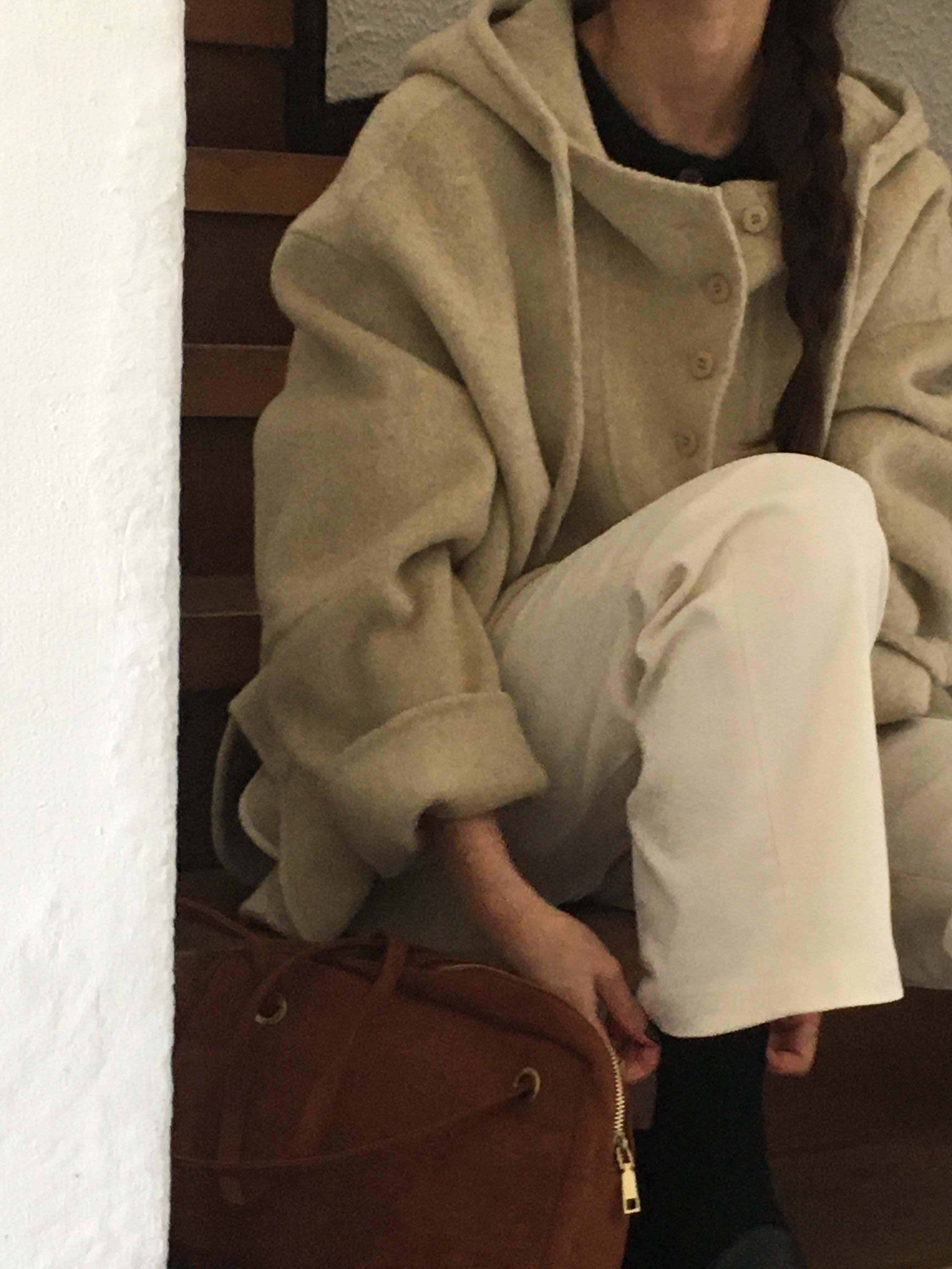 Haze Hoodie 80% Wool Handmade Coat