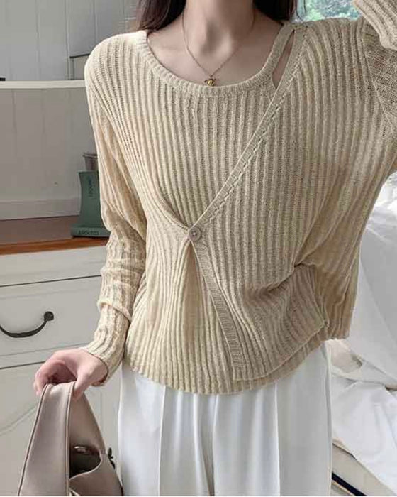 Lucifer Sheer Knitted Top