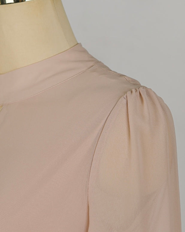 [ Pre-order ] Chiffon Pleats Dress