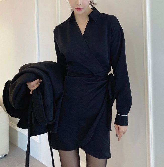 Biz Wrap Dress