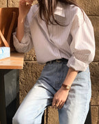 Wrinkle-Free Striped Shirt