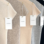 Cashmere Wool Half-Neck Knit