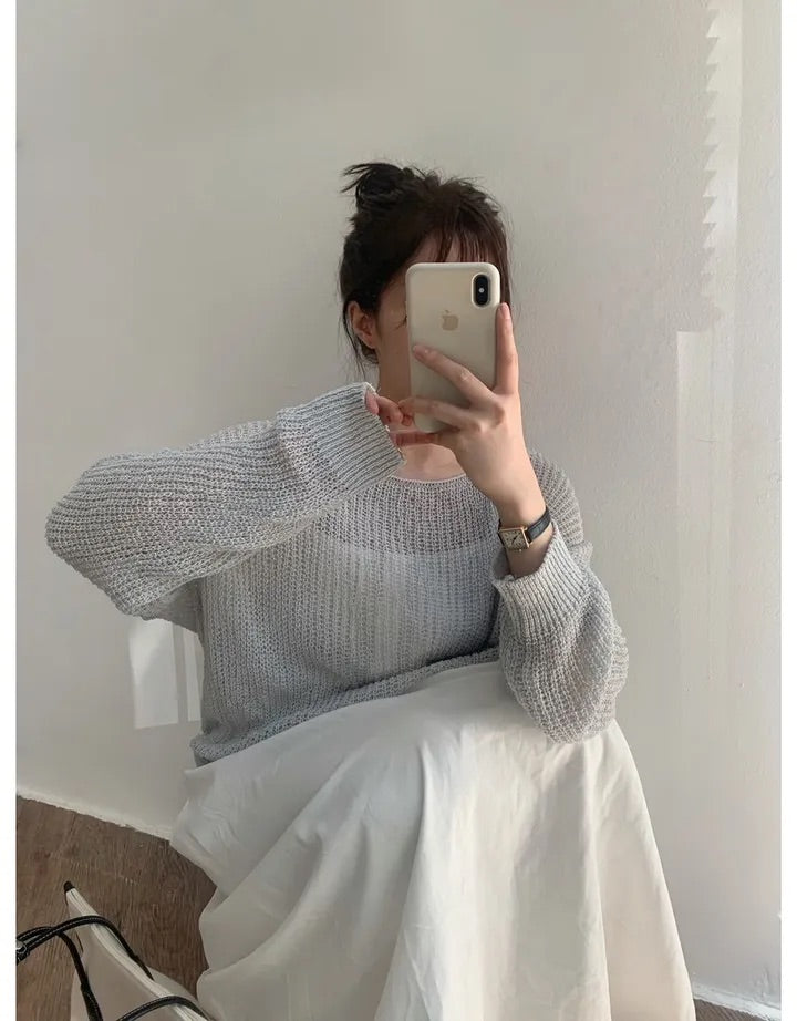 Landis Boat-Neck Knit Top