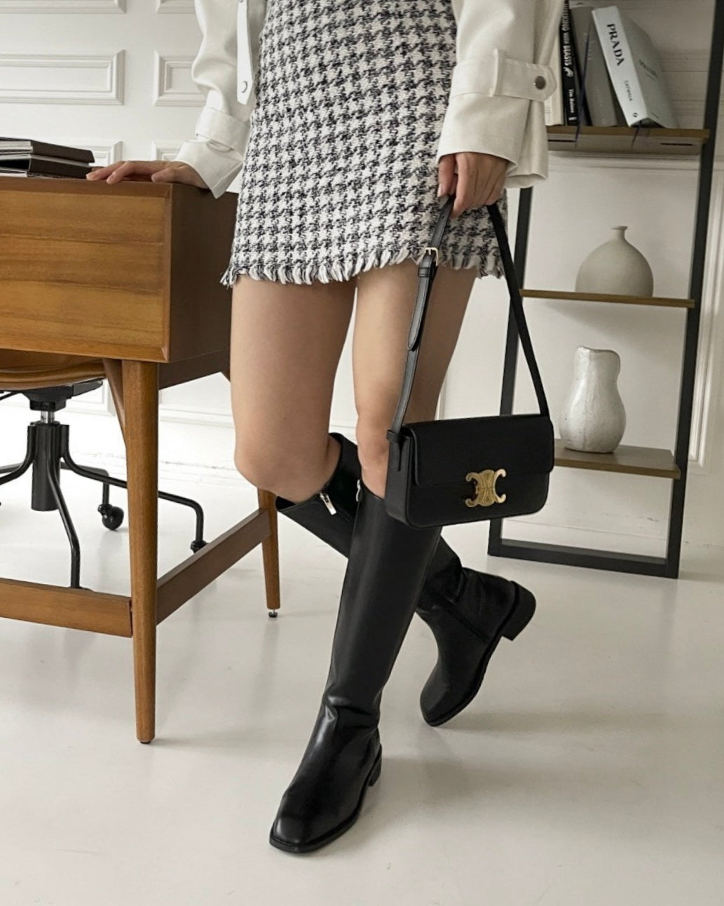 Premium Square Long Boots