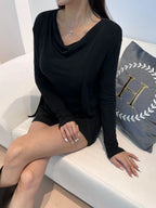 Drape Wool Cardigan Set
