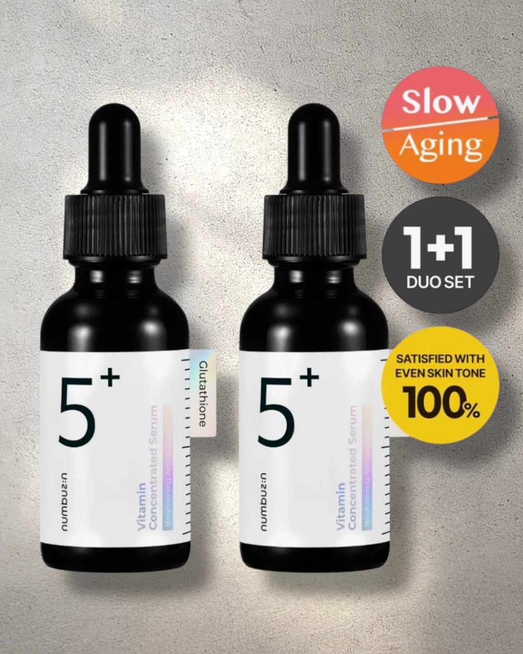 [ numbuzin ] No.5+ Vitamin Concentrated Serum 30mL+30mL Duo Set
