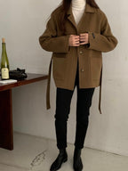 [ Pre-order ] Panna Half Wool Coat