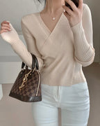 Reverie Wrap Knit Top