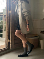 Premium Iena Half Trench Coat