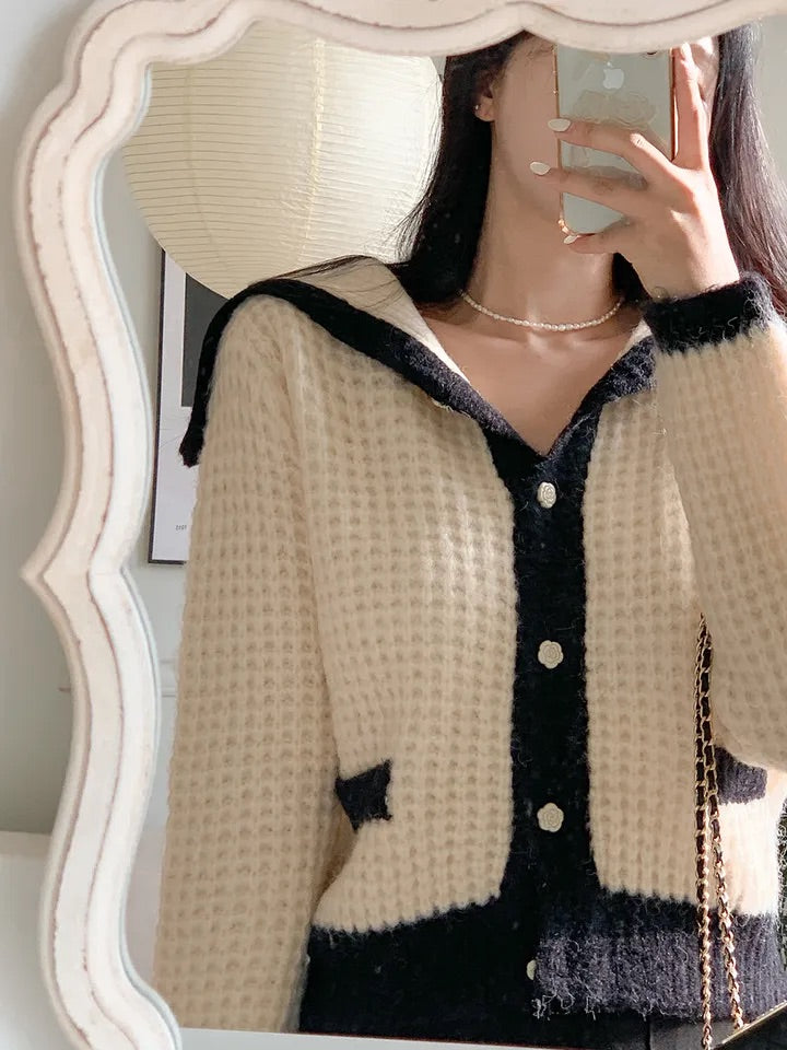 Waffle Cardigan