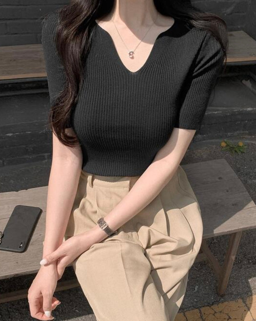 Envy Half-Sleeve Knit